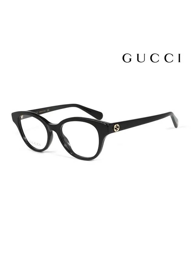 Glasses Frame GG0924O 001 Round Acetate Women's Glasses - GUCCI - BALAAN.