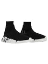 Speed ​​2.0 Graffiti Knit High Top Sneakers Black - BALENCIAGA - BALAAN 2