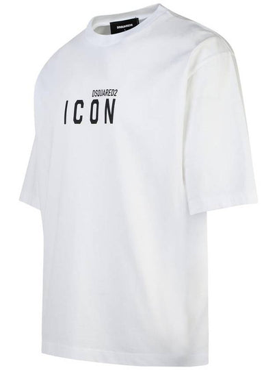 DSQUARED2 'Icon' White Cotton T-Shirt - DSQUARED2 - BALAAN 2