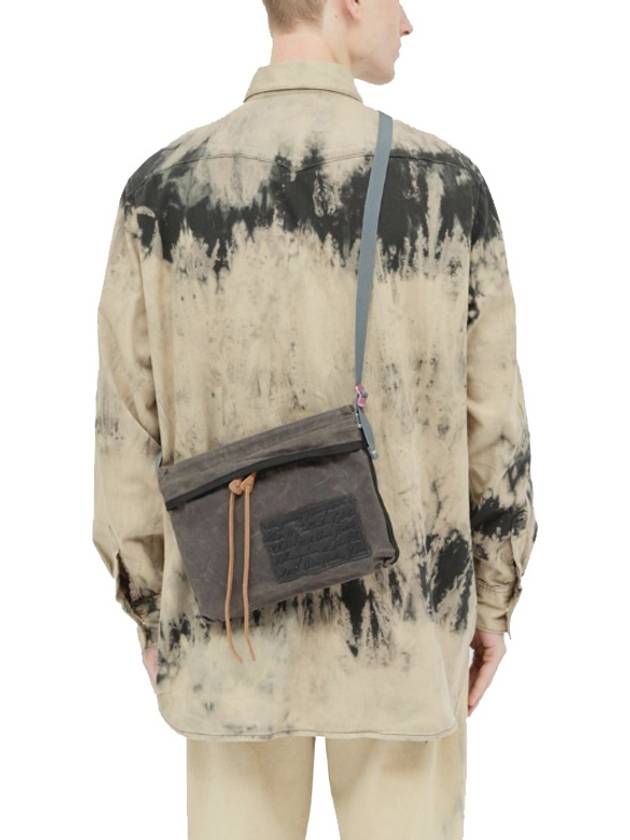 Andemer Wax Cross Bag Dark Grey - ACNE STUDIOS - BALAAN 5