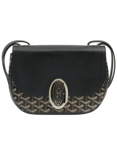 Black Goyadin Canvas Leather 233 Shoulder Bag - GOYARD - BALAAN 1