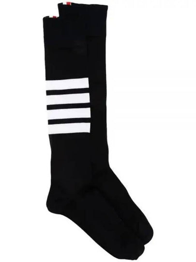 4 Bar Stripe Socks Black - THOM BROWNE - BALAAN 2