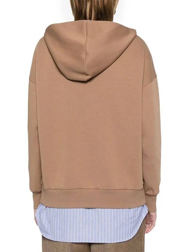 Sapore Embroidered Logo Hoodie Camel - MAX MARA - BALAAN 5