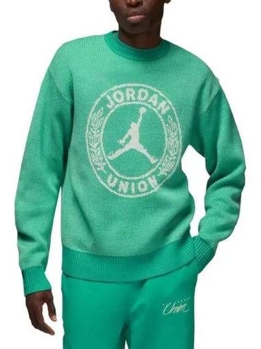 Union x Jordan Sweater Kinetic Green - JORDAN - BALAAN 1