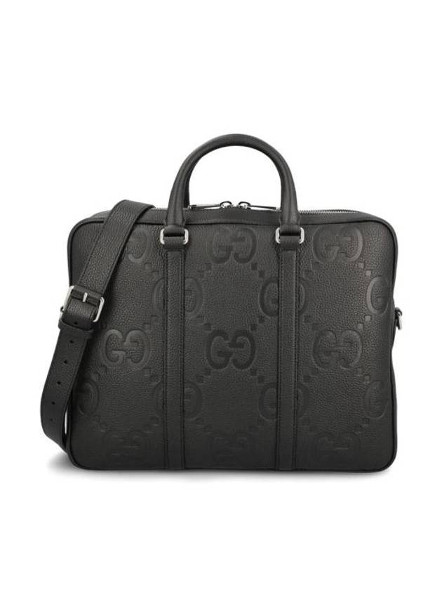 Jumbo GG Brief Case Black - GUCCI - BALAAN 1