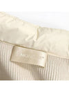 Women's Padded Down Cotton Zip-Up Jacket White - MONCLER - BALAAN 10