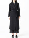 2429016043600 013 POLDO black long coat - MAX MARA - BALAAN 5