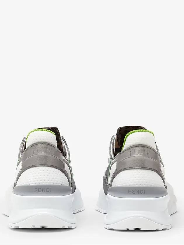 Flow Low Top Sneakers Grey - FENDI - BALAAN 4