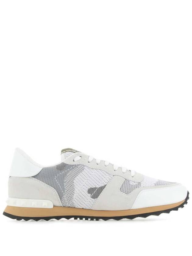 Rockrunner camouflage low top sneakers white - VALENTINO - BALAAN 2