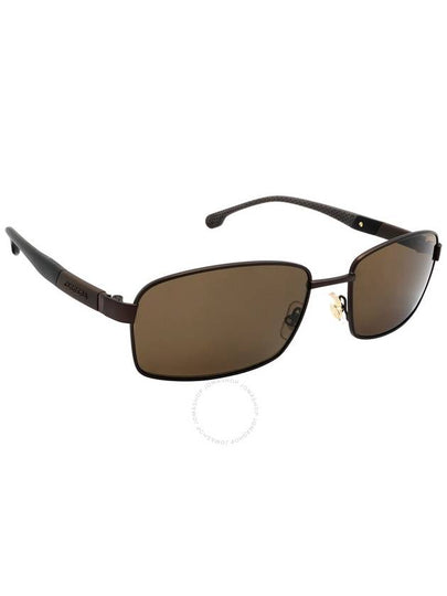 Carrera Polarized Bronze Rectangular Men's Sunglasses CARRERA 8037/S 0VZH/SP 58 - CARRERA - BALAAN 2