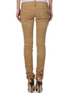 LA0279 022 Deering chain jeans beige slim pants - DSQUARED2 - BALAAN 3