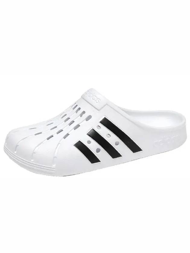 Adilette Clog Slippers White - ADIDAS - BALAAN 8