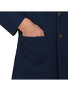 Double Breasted Blazer Jacket Navy - RVR LARDINI - BALAAN 9