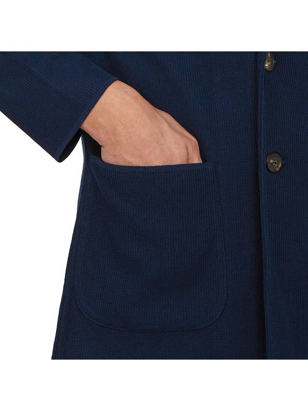 Double Breasted Blazer Jacket Navy - RVR LARDINI - BALAAN 9