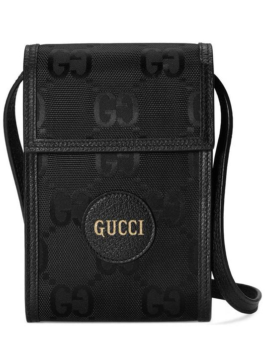 logo off the grid mini shoulder bag black - GUCCI - BALAAN.