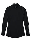 Asa Soft Compression High Neck Long Sleeve T-Shirt Black - J.LINDEBERG - BALAAN 4