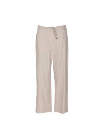 Floria Straight Pants Ivory - MAX MARA - BALAAN 1