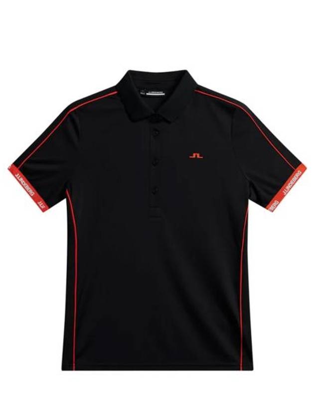 Demi Short Sleeve Polo Shirt Black - J.LINDEBERG - BALAAN 2