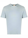 Manica Corta Cotton Short Sleeve T-Shirt Blue - TEN C - BALAAN 1