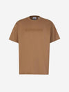 Logo Print Organnic Cotton Short Sleeve T-Shirt Brown - BURBERRY - BALAAN 2