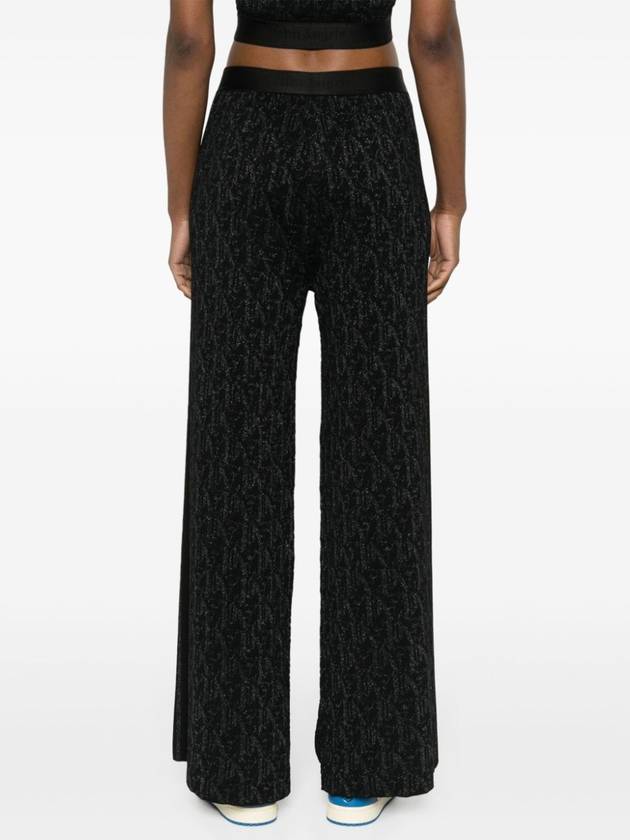 knitted flared trousers - PALM ANGELS - BALAAN 3