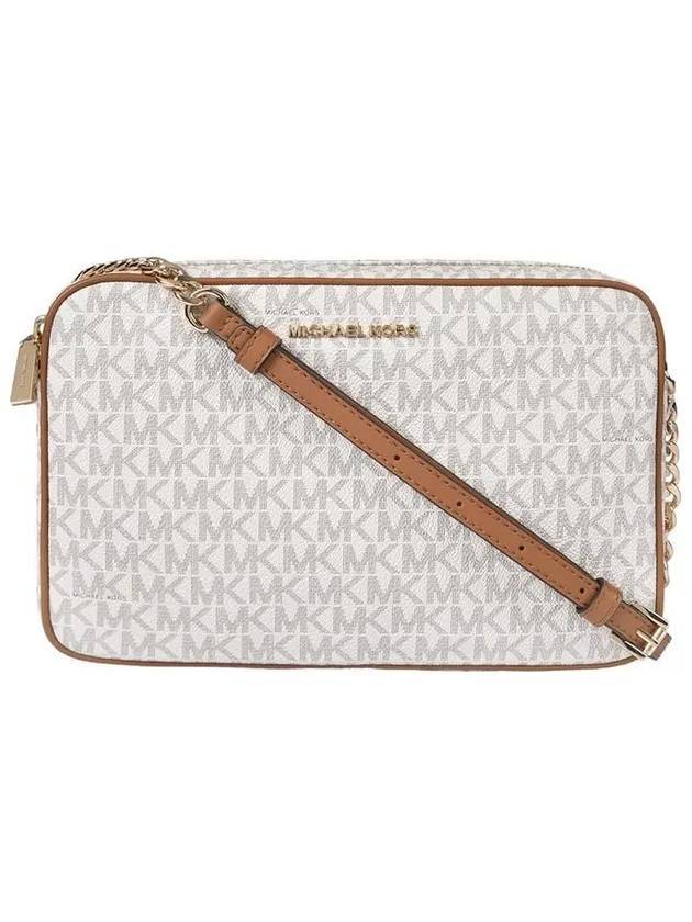 Jet Set Chain Cross Bag Vanilla - MICHAEL KORS - BALAAN 1