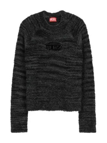 Kyra logo knit black - DIESEL - BALAAN 1