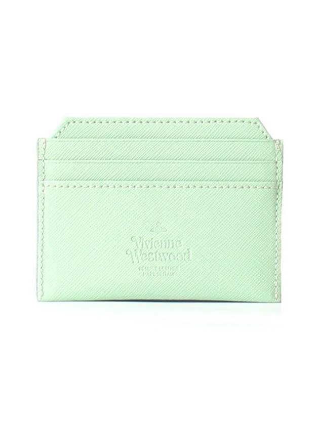 Saffiano Slim Card Wallet Apple - VIVIENNE WESTWOOD - BALAAN 3