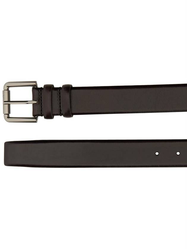 Wetreader35 leather belt dark brown - MAX MARA - BALAAN 3