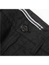 Men's Logo Patch Cargo Shorts Black - STONE ISLAND - BALAAN 5