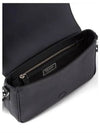 Saffiano Leather Shoulder Bag Black - PRADA - BALAAN 6