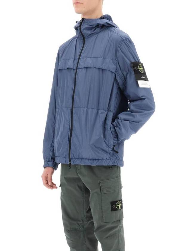 Garment Dyed Crinkle Reps R-Nylon Jacket Avio Blue - STONE ISLAND - BALAAN 5