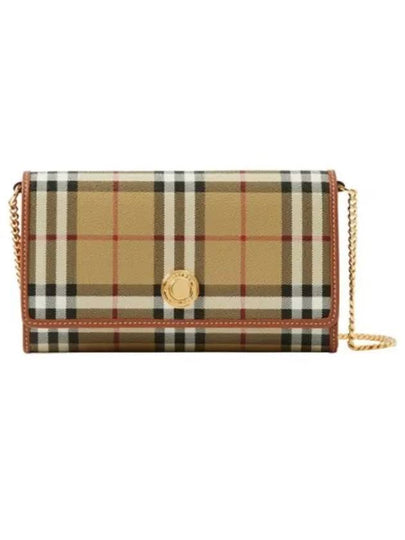 Vintage Check Chain Mini Cross Bag Archive Beige - BURBERRY - BALAAN 2