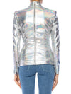 SILVER HOLOGRAPHIC TOP - BALMAIN - BALAAN 4