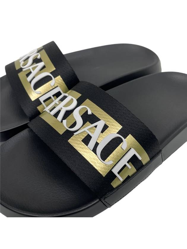 23SS Greca Logo Slippers 1008732 - VERSACE - BALAAN 4