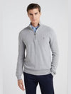 Pony Logo Half Zip-up Sweatshirt Grey - POLO RALPH LAUREN - BALAAN 2