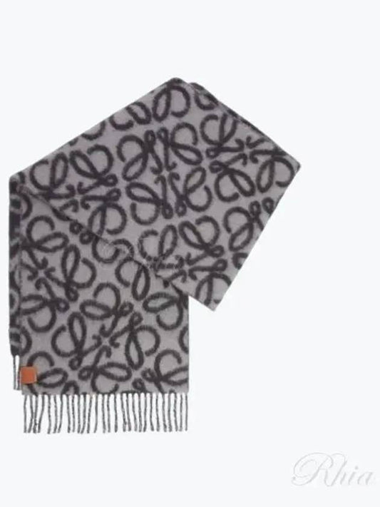 Anagram Scarf Black F811257X23 - LOEWE - BALAAN 2