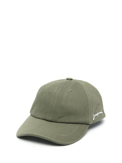 La Casquette Signature Baseball Cap Khaki - JACQUEMUS - BALAAN 2