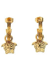 La Medusa Brass Earrings Gold - VERSACE - BALAAN 2