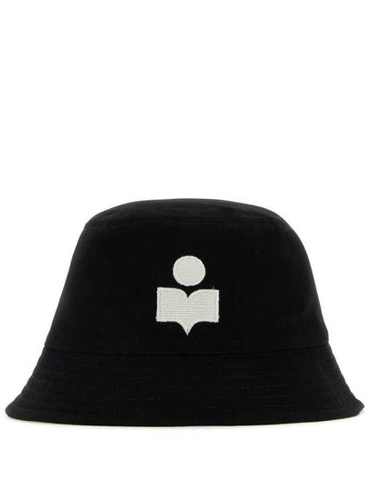 Haley Embroidered Logo Bucket Hat Black - ISABEL MARANT - BALAAN 2