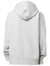 Miley Big Logo Oversized Hoodie Grey - ISABEL MARANT - BALAAN 4