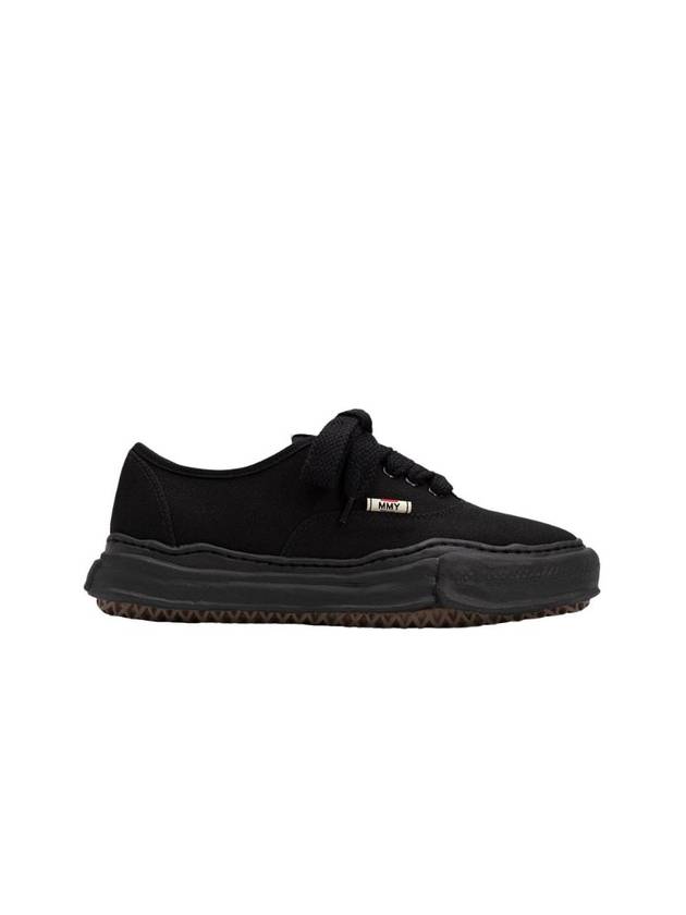 Baker OG Sole Canvas Low Top Sneakers Black - MIHARA YASUHIRO - BALAAN 1