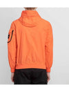 Men's Wappen Patch Naslan Watro Hooded Jacket Orange - STONE ISLAND - BALAAN 5