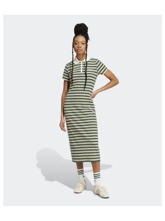 adidas 80s striped dress green JC6178 - ADIDAS - BALAAN 1