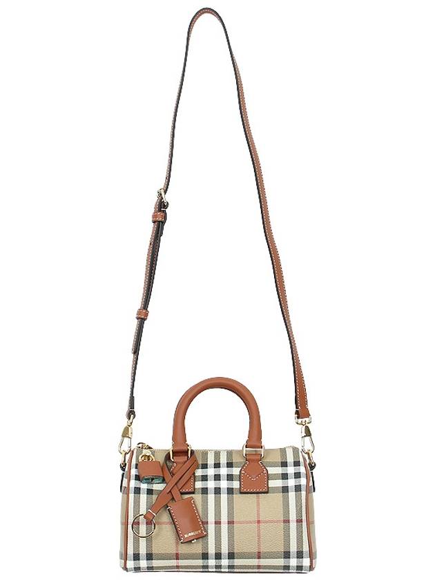 Check Bowling Tote Bag Mini 8071357 - BURBERRY - BALAAN 3