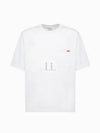 Logo Patch Short Sleeve T-Shirt White - ACNE STUDIOS - BALAAN 2