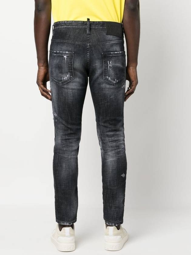 Skater Stretch Washing Jeans Black - DSQUARED2 - BALAAN 5