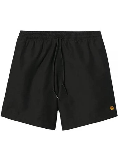 Whip Men's Chase Swim Trunk Shorts Gold Black - CARHARTT WIP - BALAAN 1