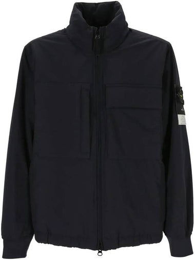 Soft Shell Pocket Jacket Navy - STONE ISLAND - BALAAN 1