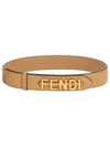 Graphy Leather Belt Beige - FENDI - BALAAN 2